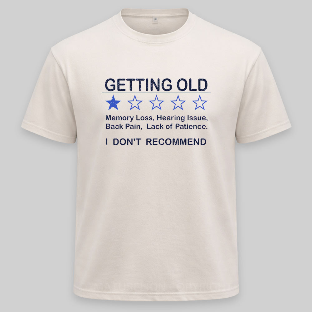 Maturelion Getting Old Washed T-shirt