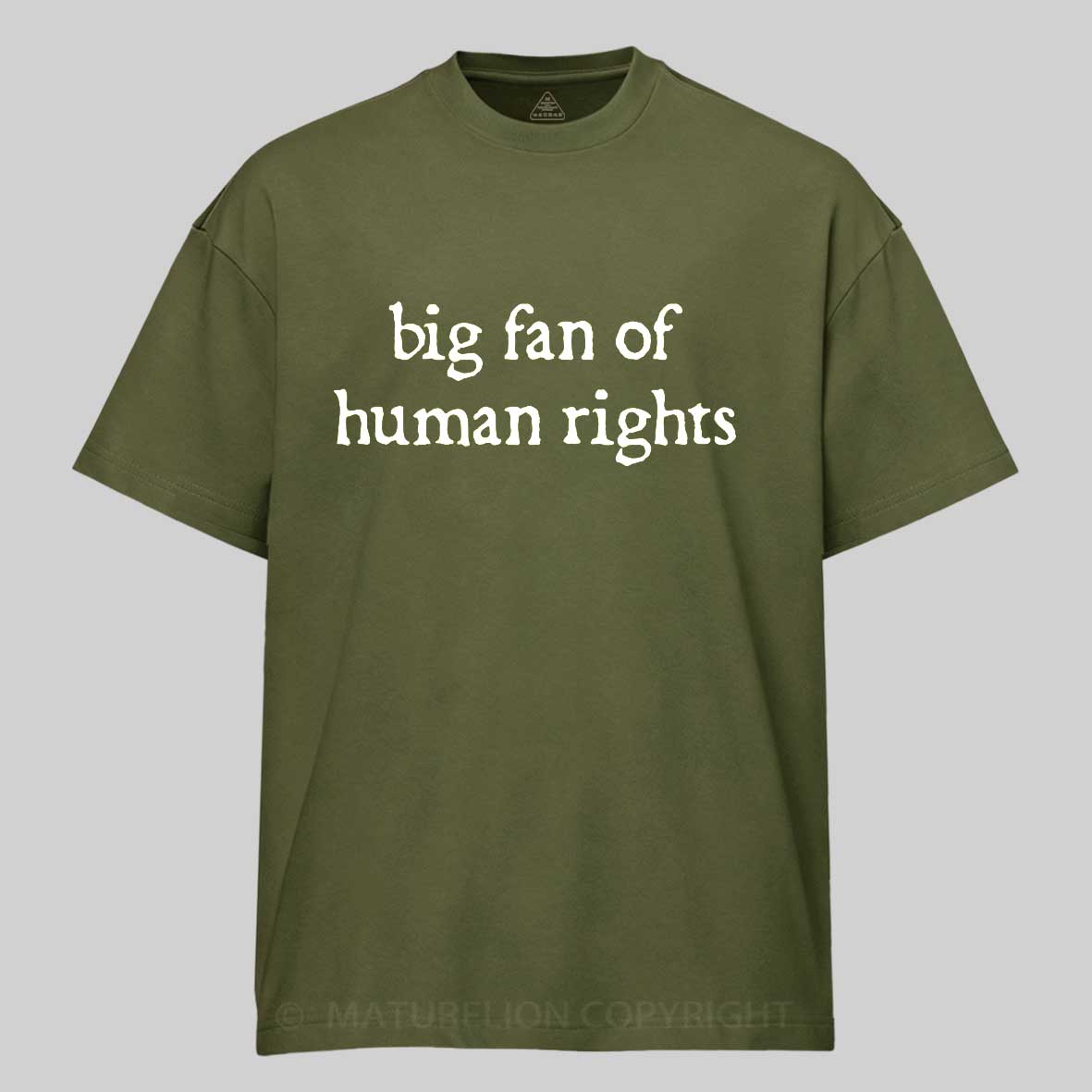 Maturelion Human Rights Cotton T-shirt