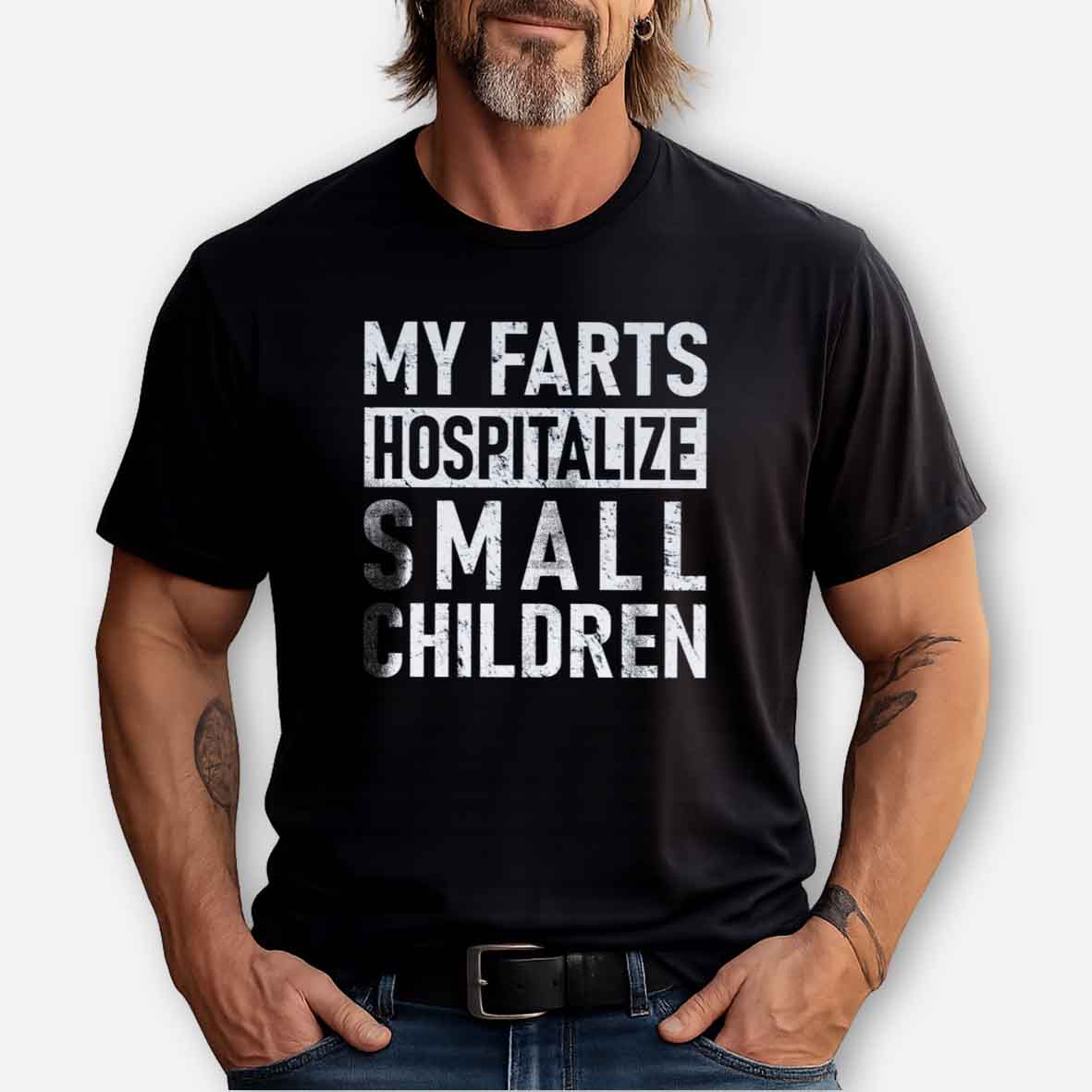 Maturelion FART - My Farts Hospitalize Small Children Cotton T-shirt