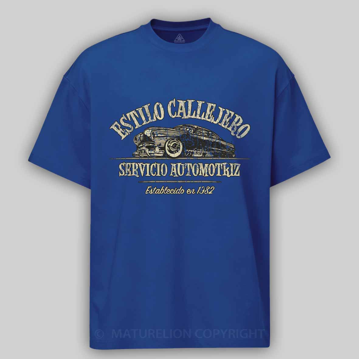 Maturelion Estilo Callejero Servicio Automotriz 1982 Cotton T-shirt