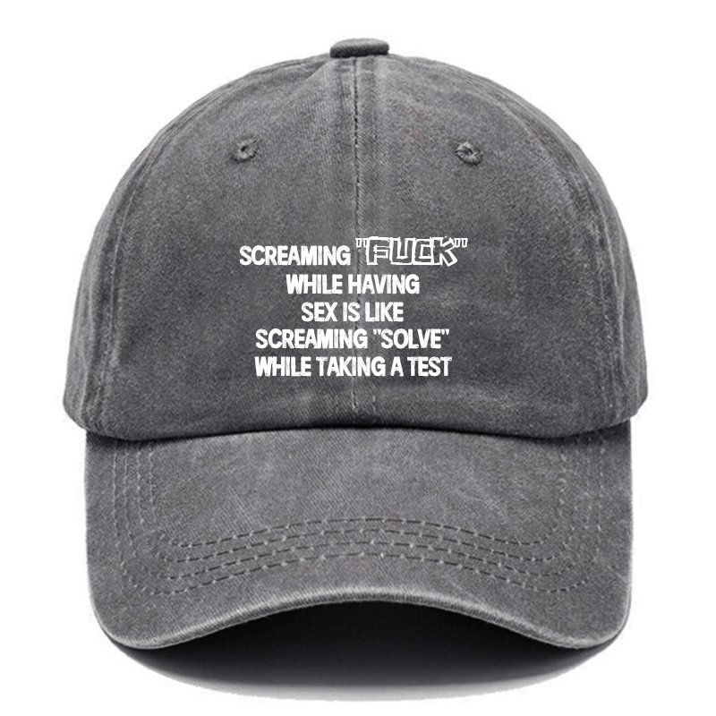 Screaming "fuck" While Having Sex Is Like Screaming "solve" While Taking A Test Cap-Maturelion