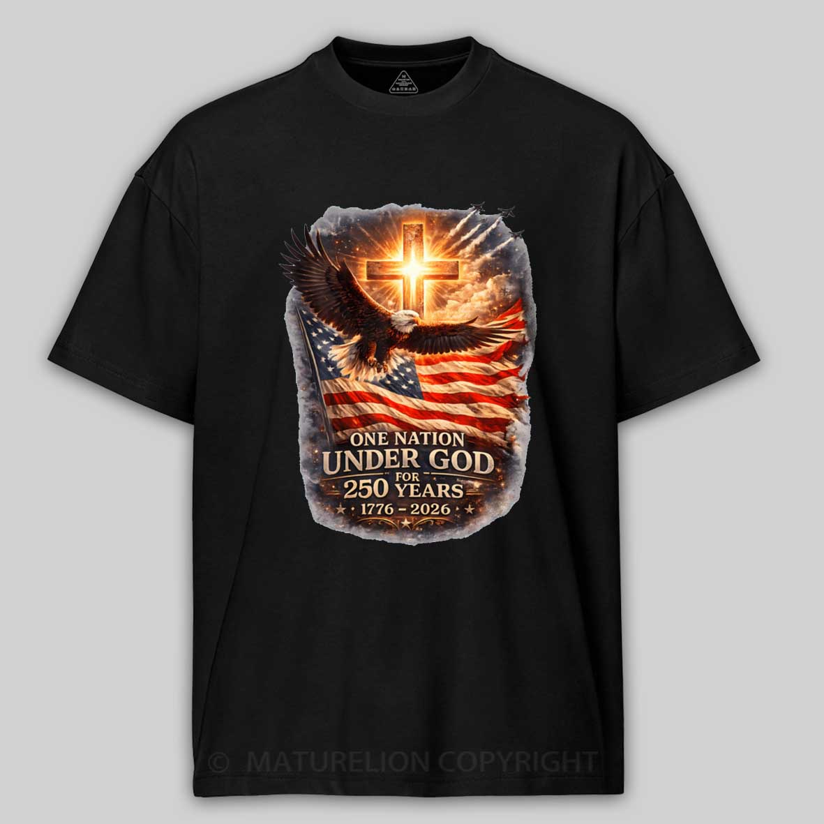 Maturelion Usa 250Th Anniversary Patriotic 4Th Of July T-shirt 