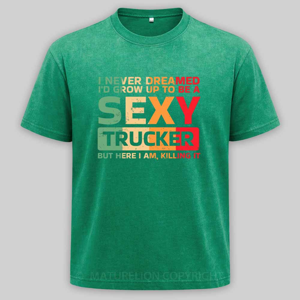 Maturelion trucker Washed T-shirt