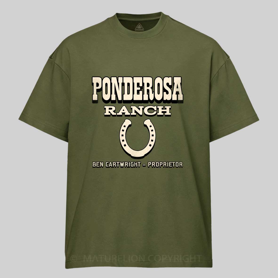 Maturelion Ponderosa Ranch Funny Movie T-shirt