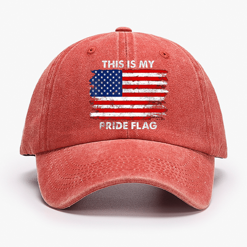This Is My Pride Flag USA Flag Print Cap-Maturelion