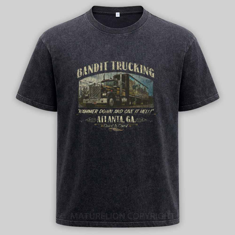 Maturelion Bandit Trucking 1977 Washed T-shirt