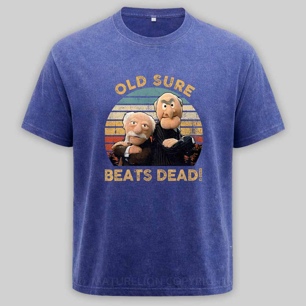 MaturelionOld Retro Vintage 80s Washed T-shirt