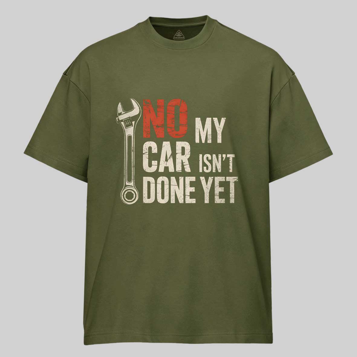 Maturelion No My Car Isn’t Done Yet Cotton T-shirt