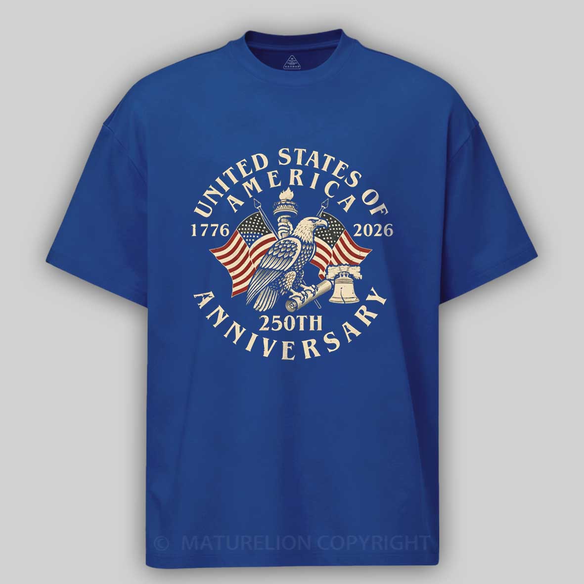 Maturelion Eagle America 250th Anniversary T-Shirt