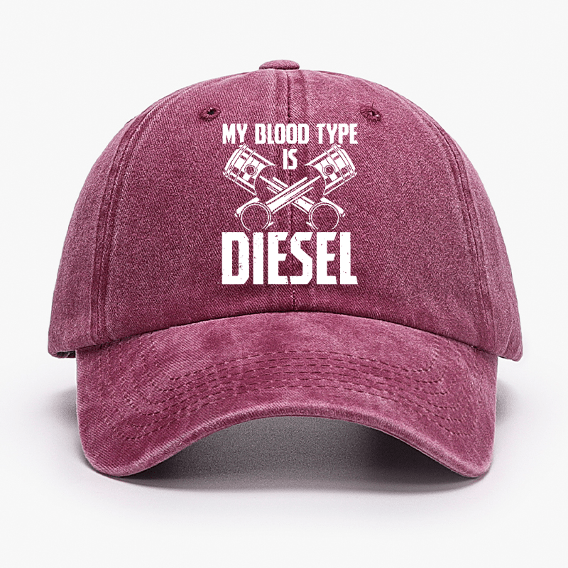 My Blood Type Is Diesel Posters Cap-Maturelion