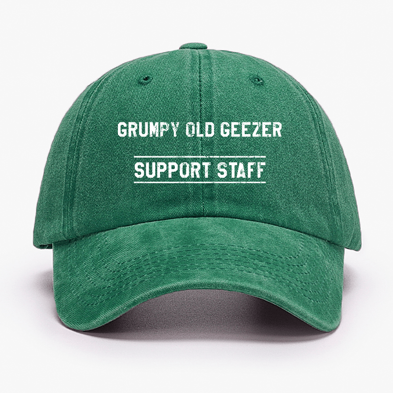 Grumpy Old Geezer Support Staff Cap-Maturelion