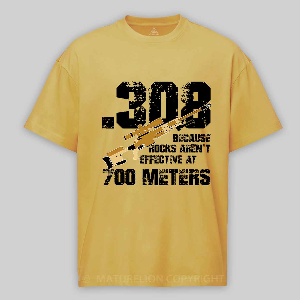 .308 Because Rocks Aren't Effective At 700 Meters