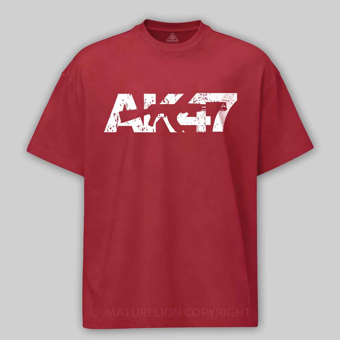 AK47 Gun Graphic Cotton T-shirt