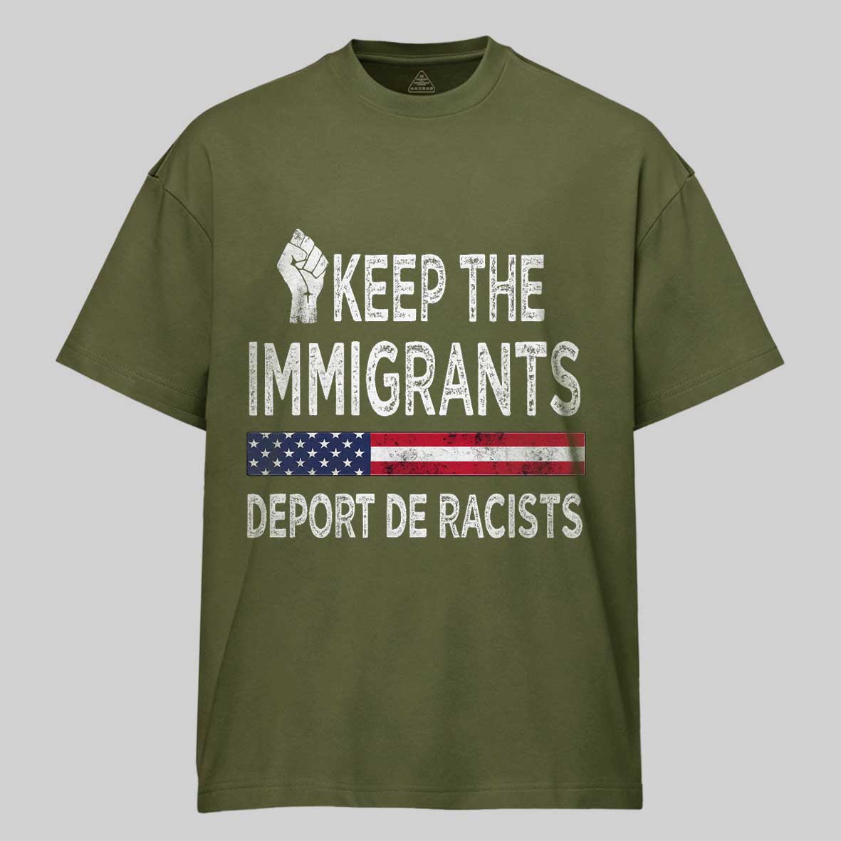 Maturelion The immigrants Cotton T-shirt