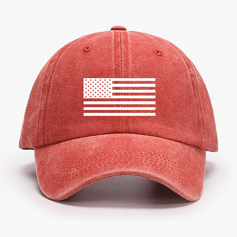 Classic American Flag Print For Men Cap-Maturelion