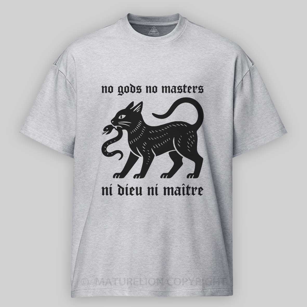 Maturelion Ni Dieu Ni Matre  Cotton T-shirt