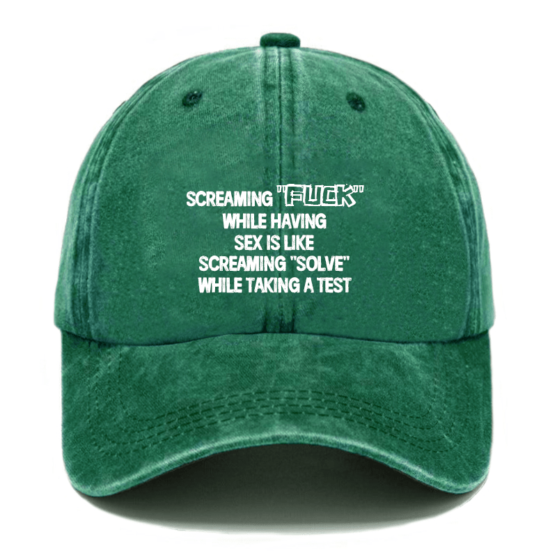 Screaming "fuck" While Having Sex Is Like Screaming "solve" While Taking A Test Cap-Maturelion