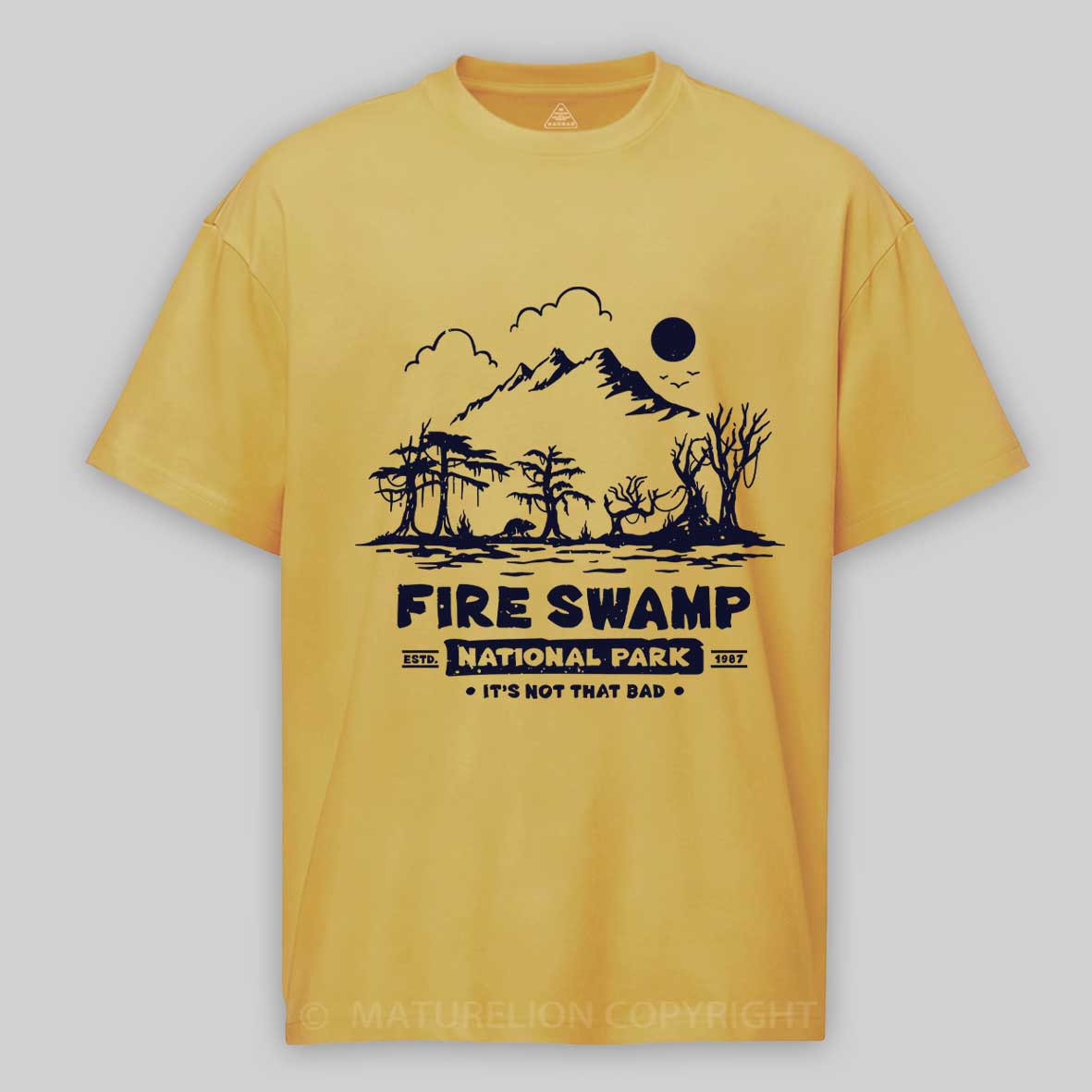 Maturelion Fire Swamp National Park Cotton T-shirt