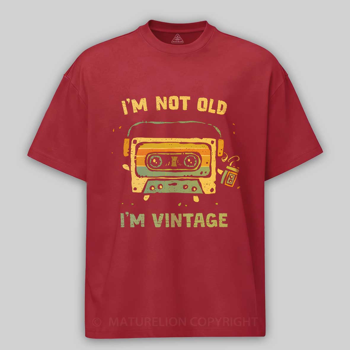Maturelion I'm Vintage, Not Old Cotton T-shirt