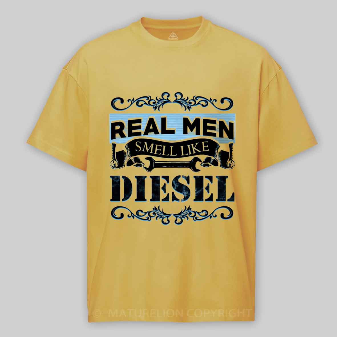 Maturelion Real Men Smell Like Diesel Cotton T-shirt
