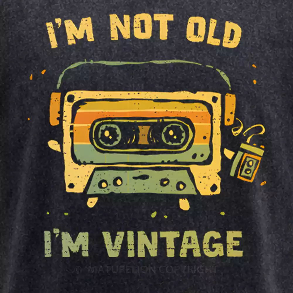 Maturelion I'm Vintage, Not Old Washed T-shirt