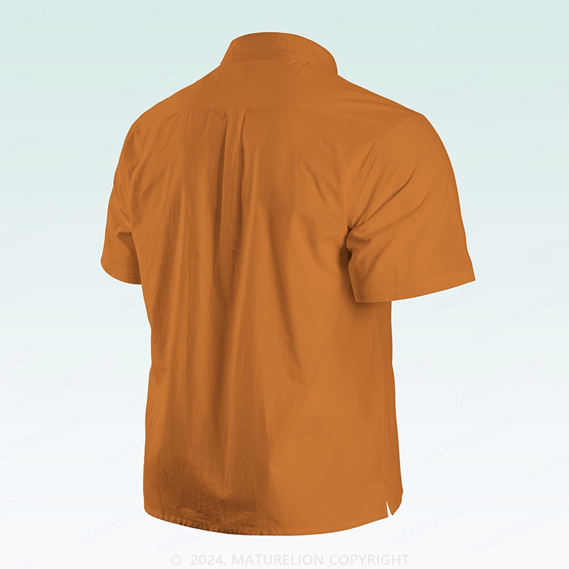 Matuelion St. Patrick's Button Pocket ShirtRetro Shamrock Breeze Hawaiian Shirt