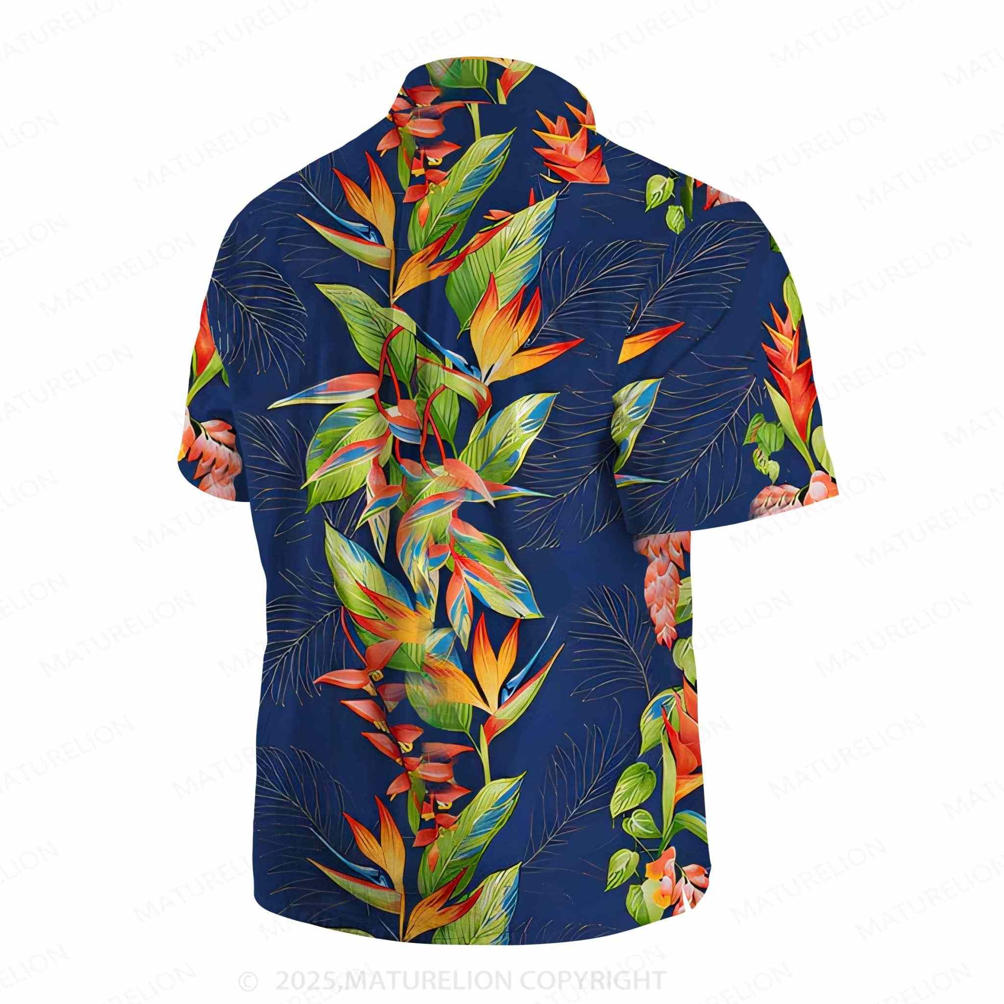 Maturelion Bird of Paradise Hawaii Shirt