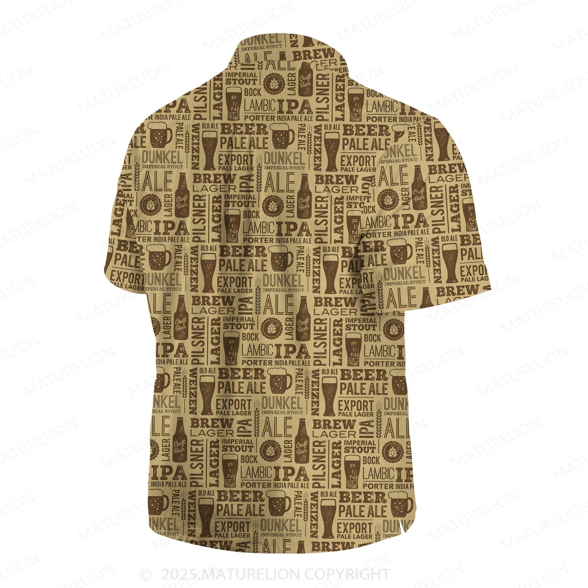 Maturelion Surf and Sand Button Up Shirt