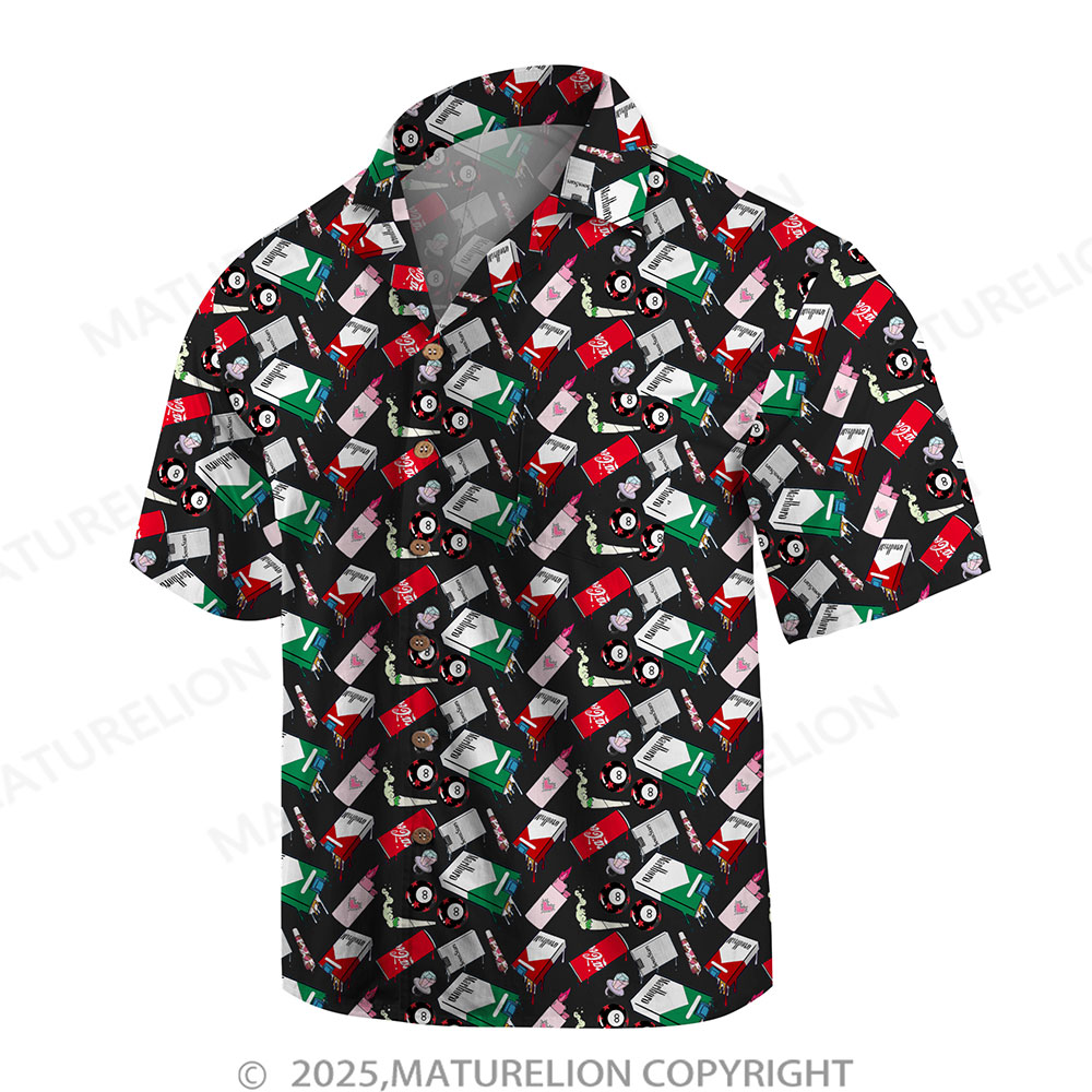 Maturelion Men's Hawaiian Shirt Jungle Vibes Hawaiian Shirt