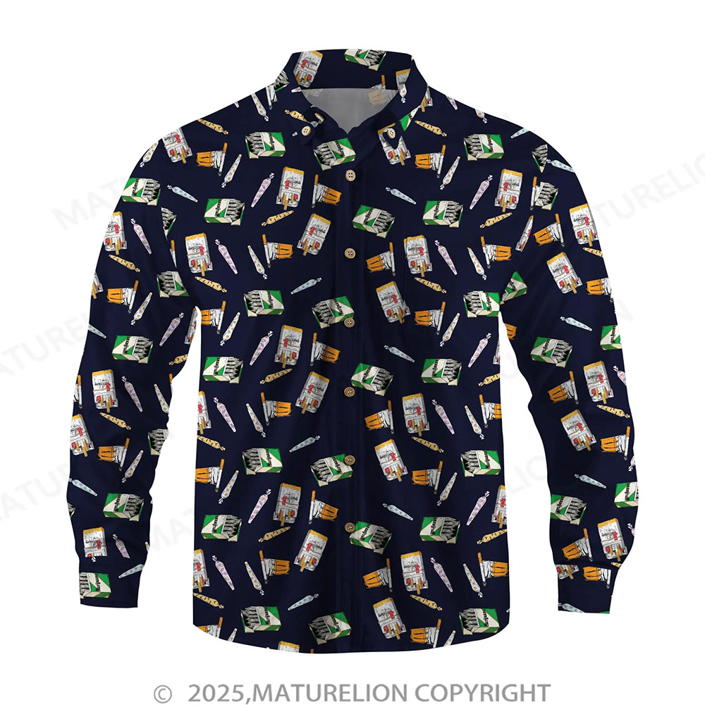 Maturelion Men's Button Pocket ShirtIsland Breeze with Sensual Ease Hawaiian Shirt