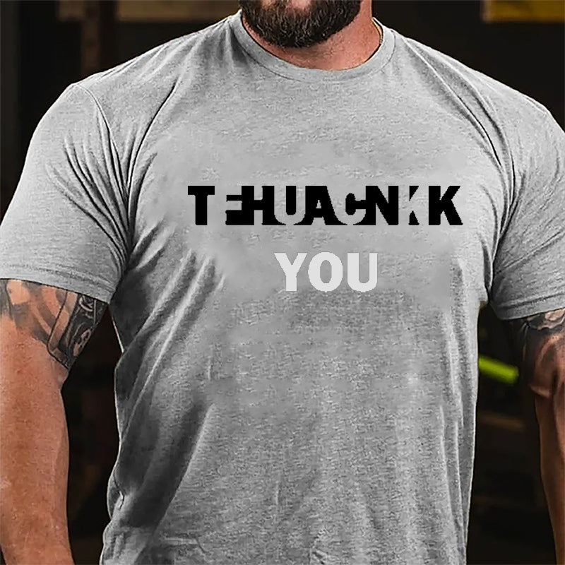Thank You Fuck You Cotton T-shirt-Maturelion