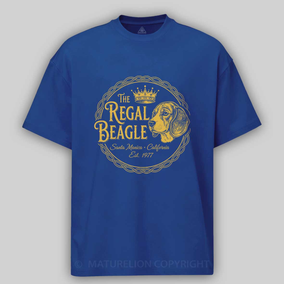 Maturelion Regal Beagle Lounge 1977 Worn Cotton T-shirt