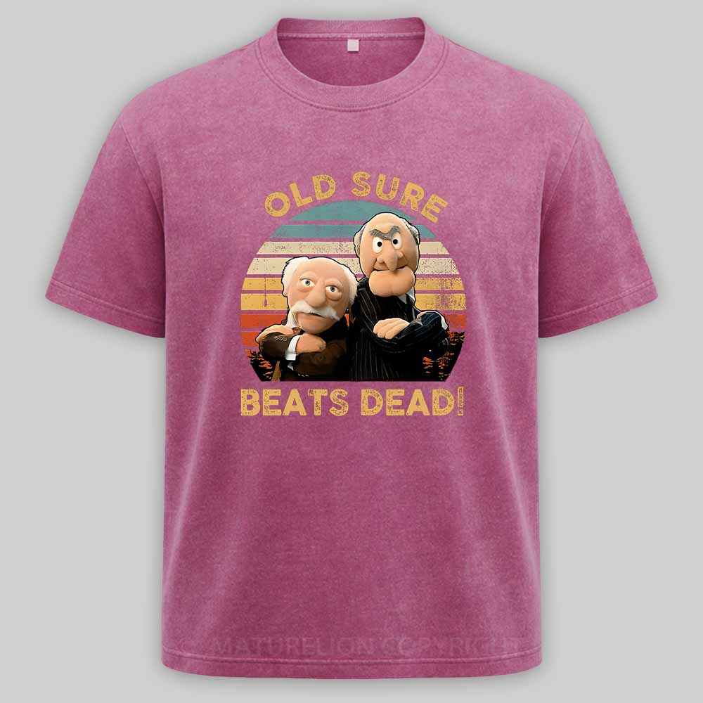 MaturelionOld Retro Vintage 80s Washed T-shirt