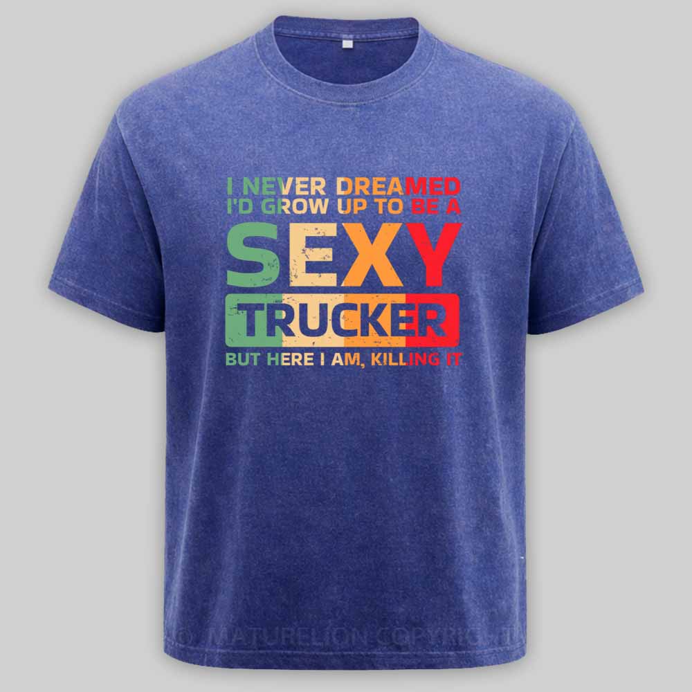 Maturelion trucker Washed T-shirt