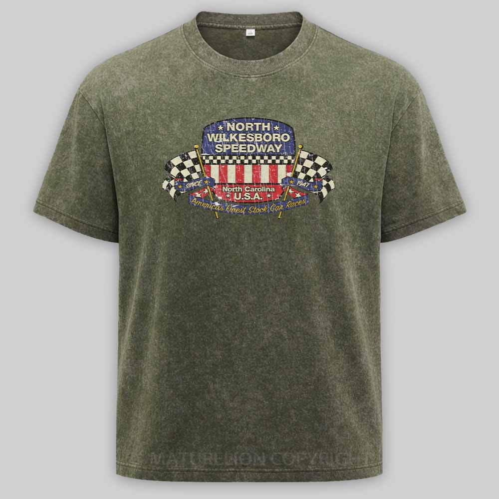 Maturelion North Wilkesboro Speedway 1947 Washed T-shirt