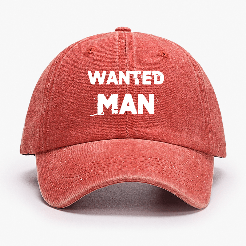 Wanted Man Funny Sarcastic Baseball Cap-Maturelion