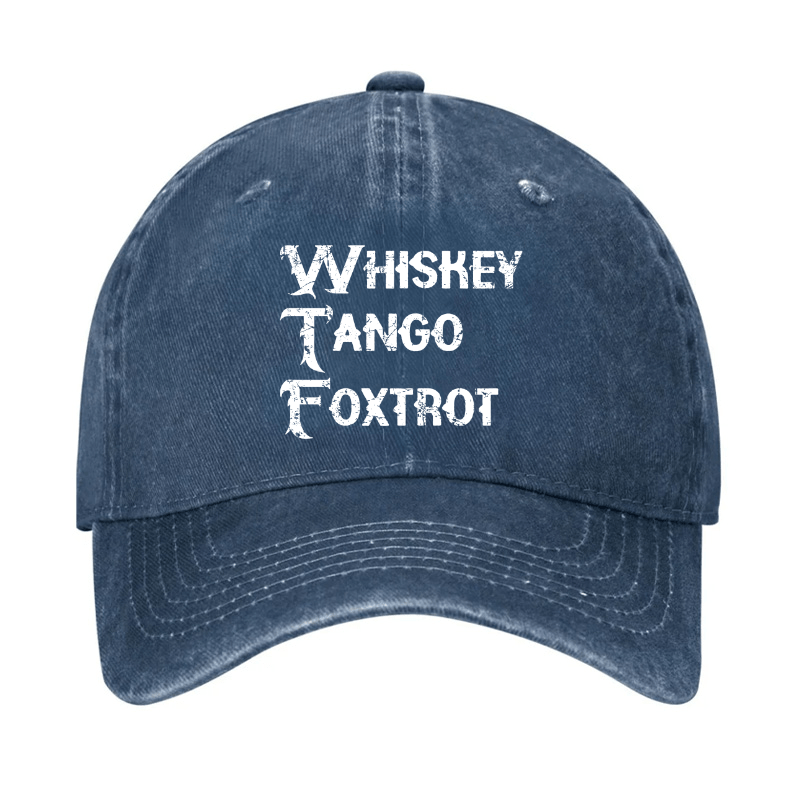 WTF - Whiskey Tango Foxtrot Cap (Free Customization)-Maturelion