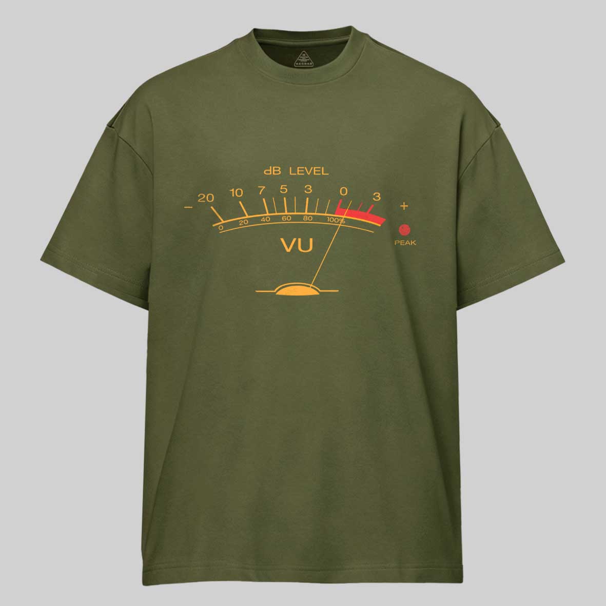 Maturelion Volume VU Meter Vintage Audio Engineer Recording Studio Gear Head Musician Guitar Cotton T-shirt