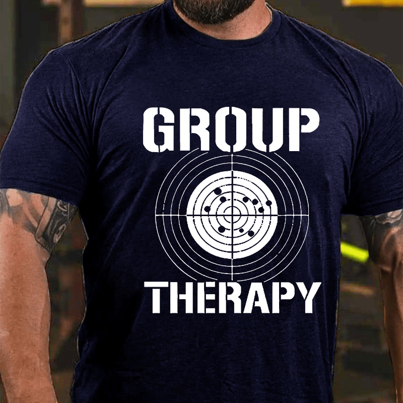 Maturelion Group Therapy Unisex Cotton T-shirt (Free Customization)