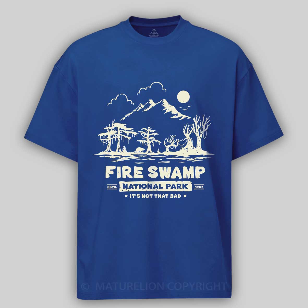 Maturelion Fire Swamp National Park Cotton T-shirt
