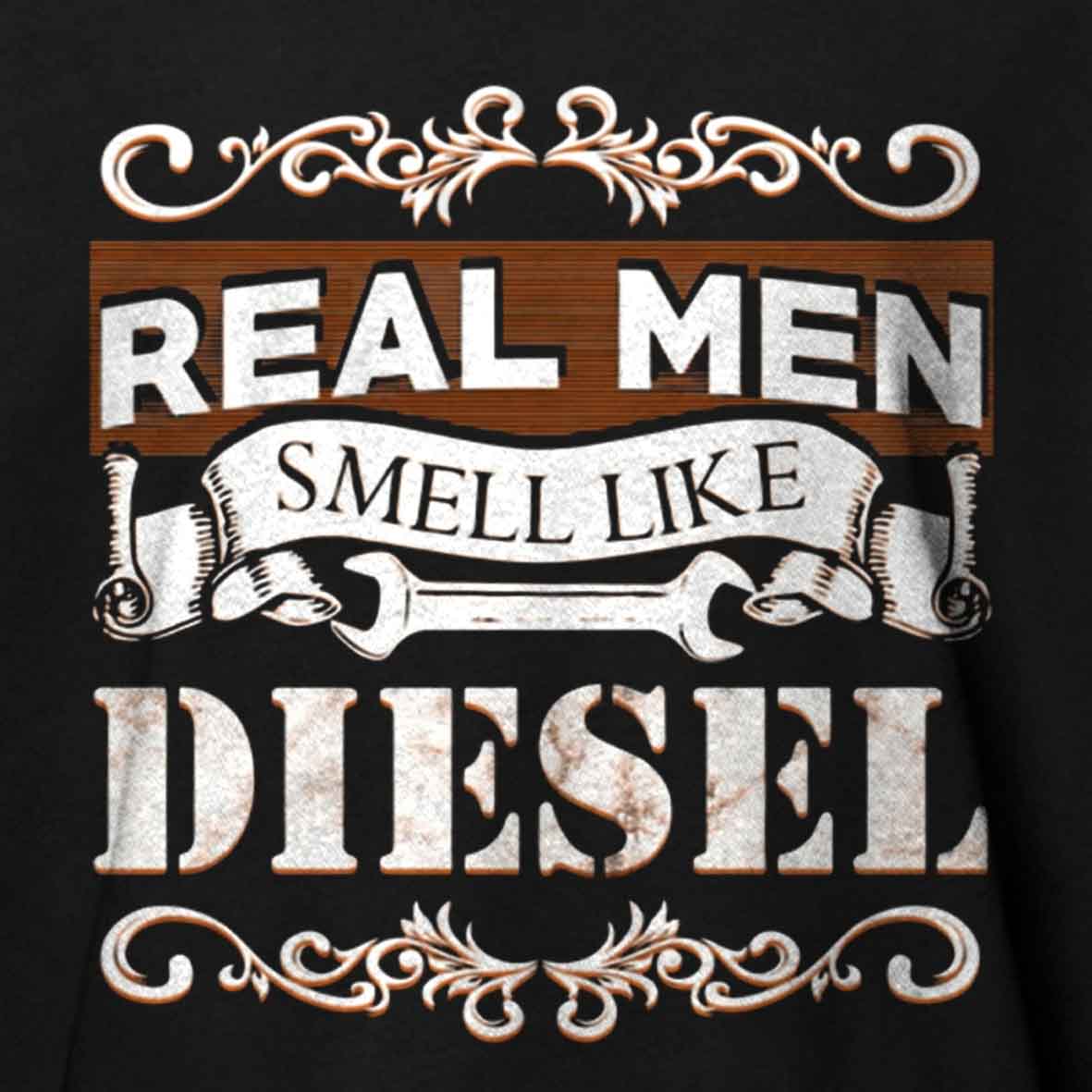 Maturelion Real Men Smell Like Diesel Cotton T-shirt