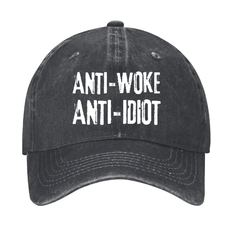 Anti-Woke Anti-Idiot Funny Sarcastic Cap-Maturelion