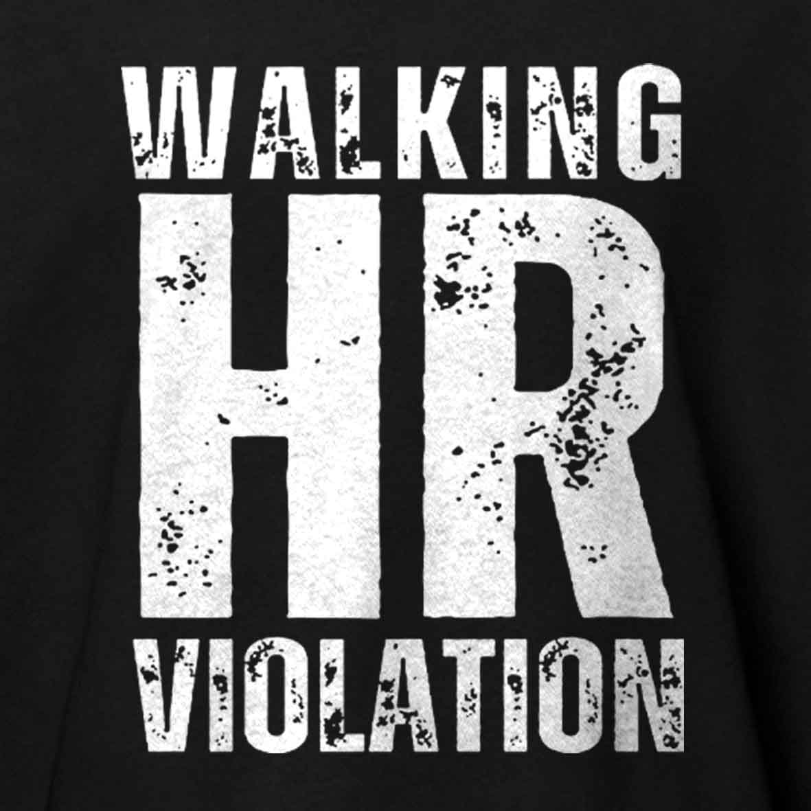 Maturelion Walking HR Violation Unisex Cotton T-shirt