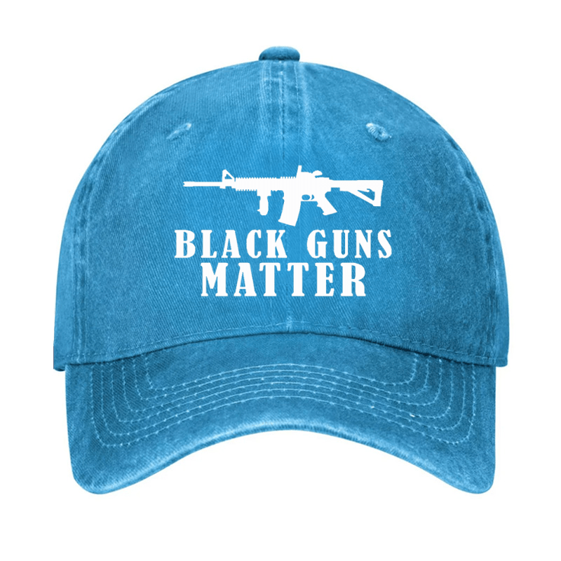Black Guns Matter Cap (Free Customization)-Maturelion