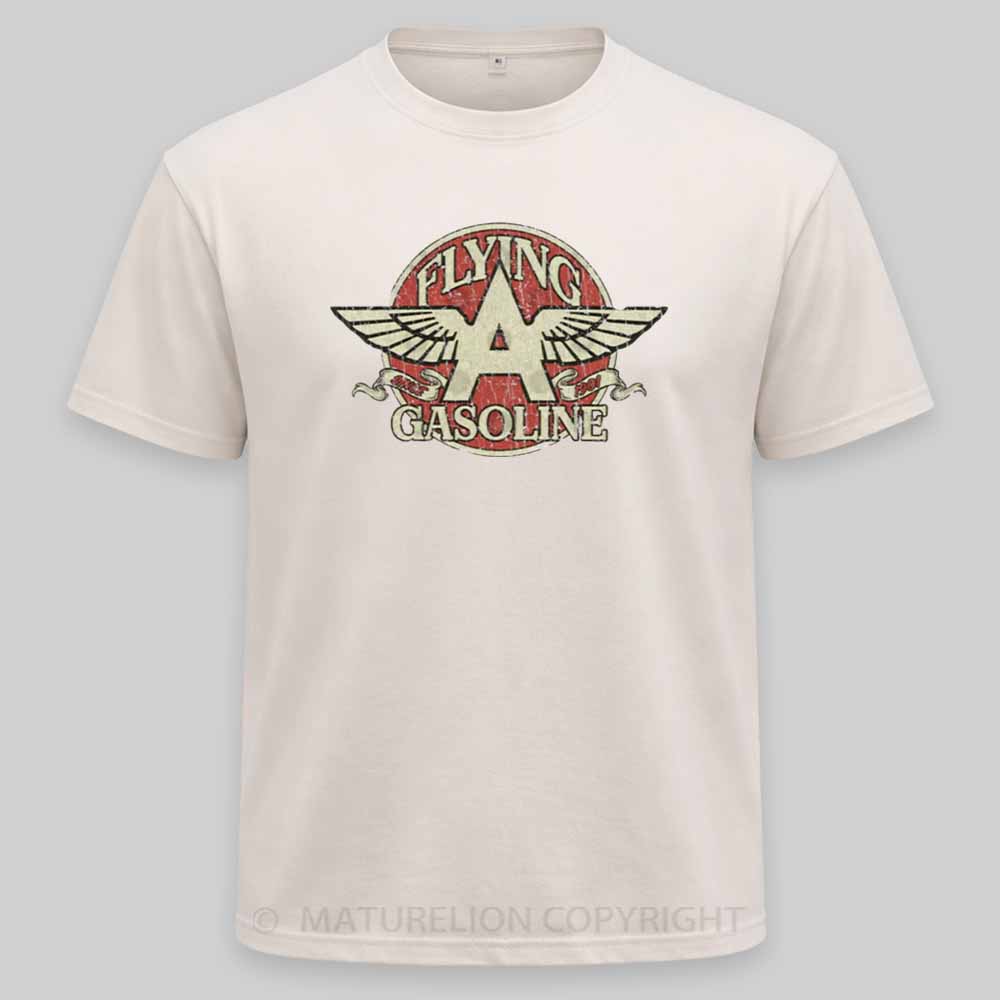Maturelion Flying A Gasoline 1901 Washed T-shirt