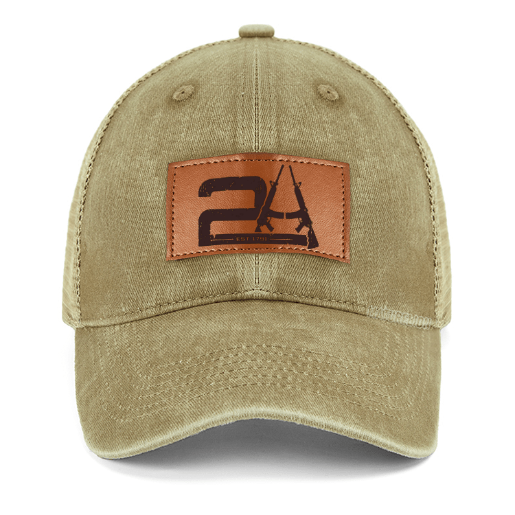 Maturelion 2a Est 1791 Woven Patch Leather Patch Caps-Maturelion
