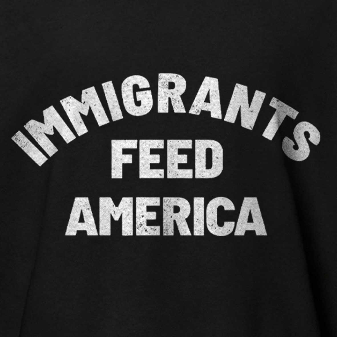 Maturelion Immigrants-Feed-America  Cotton T-shirt