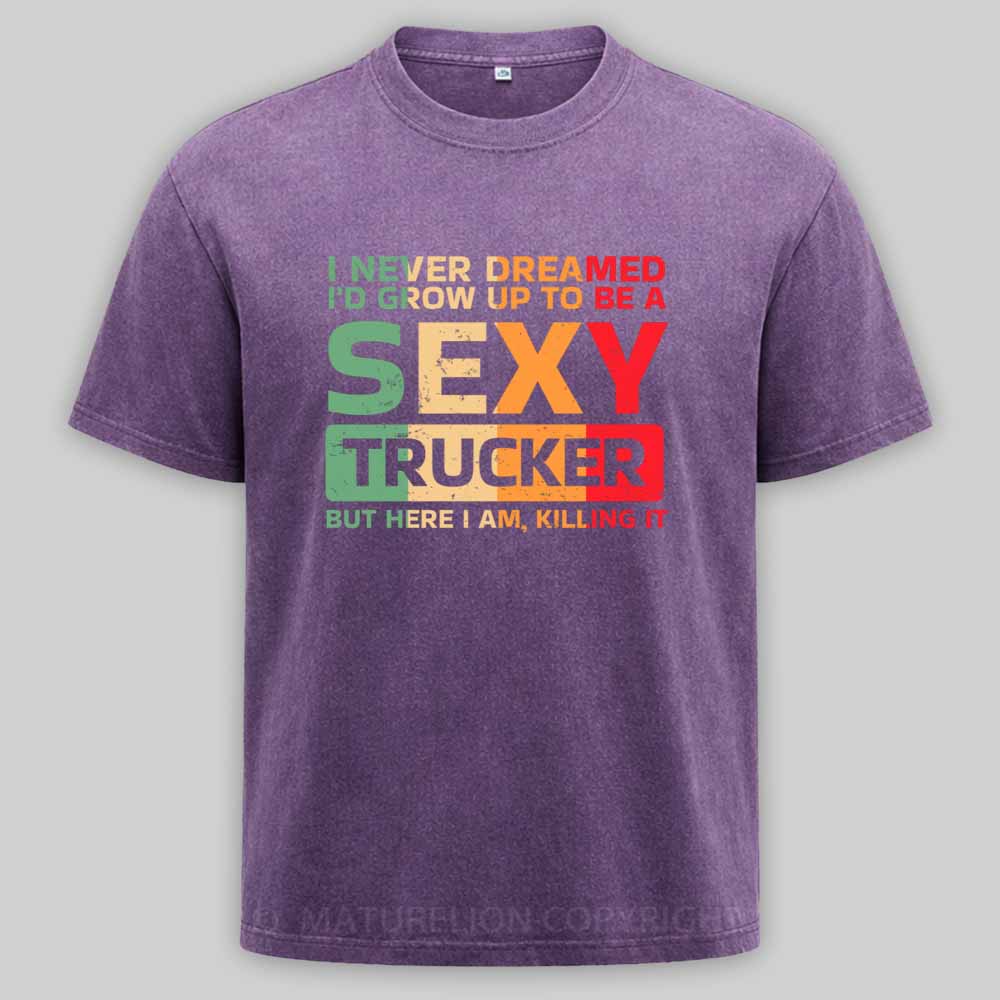 Maturelion trucker Washed T-shirt