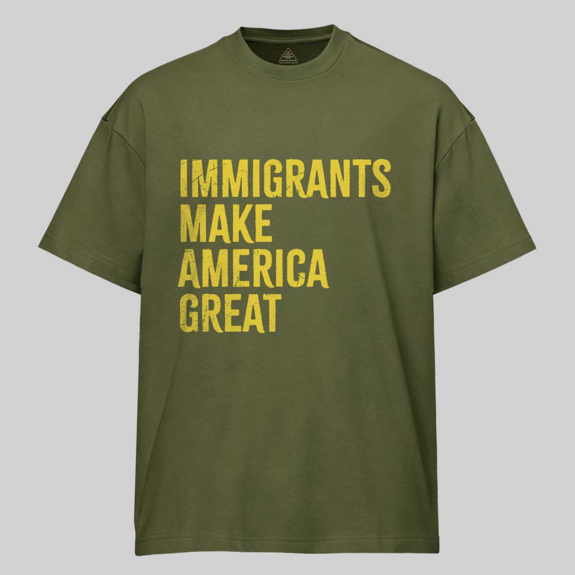 Maturelion Immigrants Make America Great Cotton T-shirt