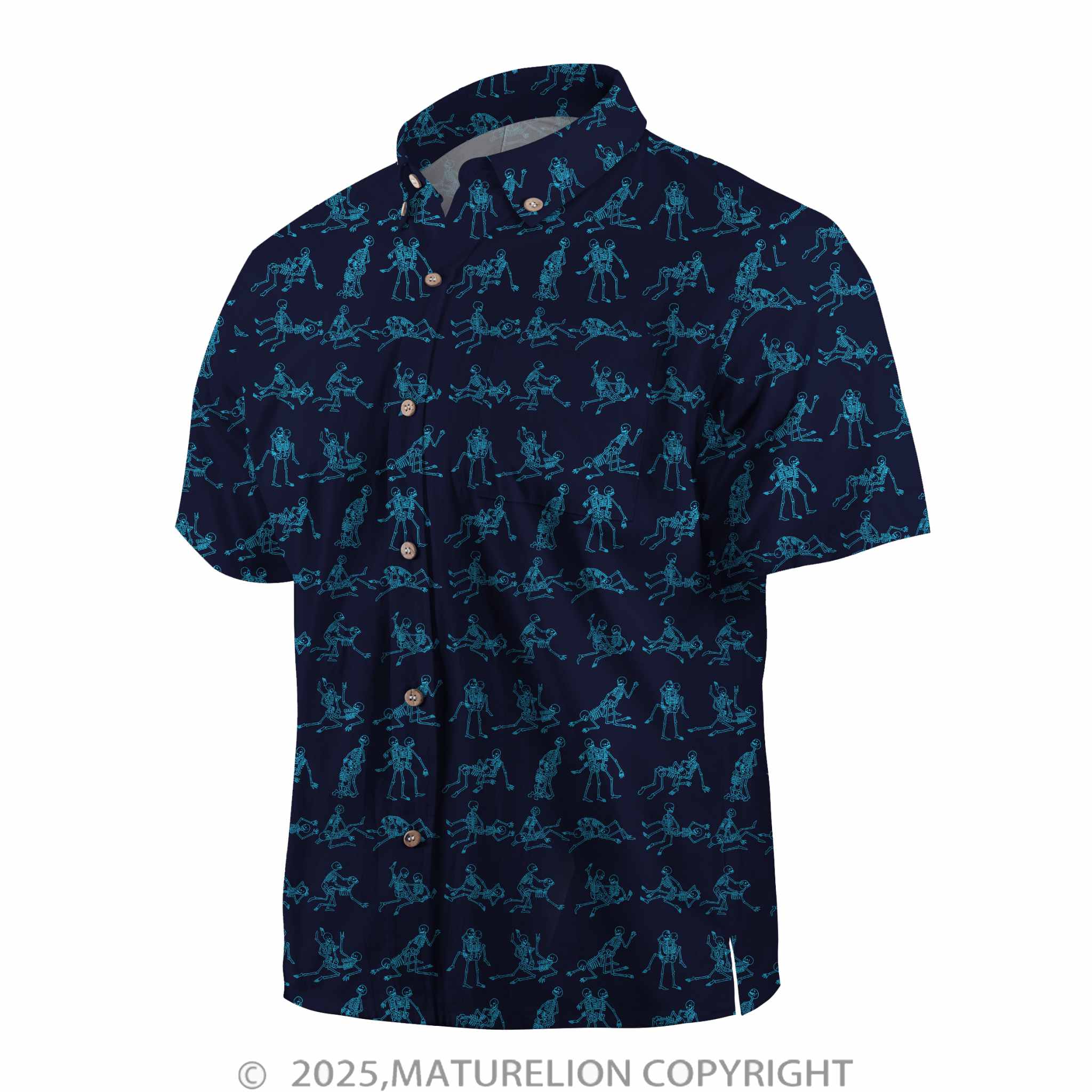 Maturelion Men's Button Pocket ShirtPassion Awaits in Every Breeze Hawaiian Shirt